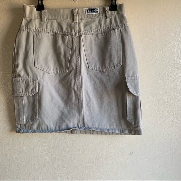Designs Casual & Jeans Denim Cargo Skirt Size 36/12 - Picture 2 of 6